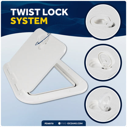 Access Hatch, 14-13/16" x 10-7/8", Off-White - FO4970 - Five Oceans