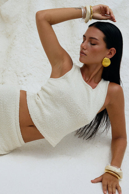 Adda Top - Ivory - SHOPJAUS - JAUS
