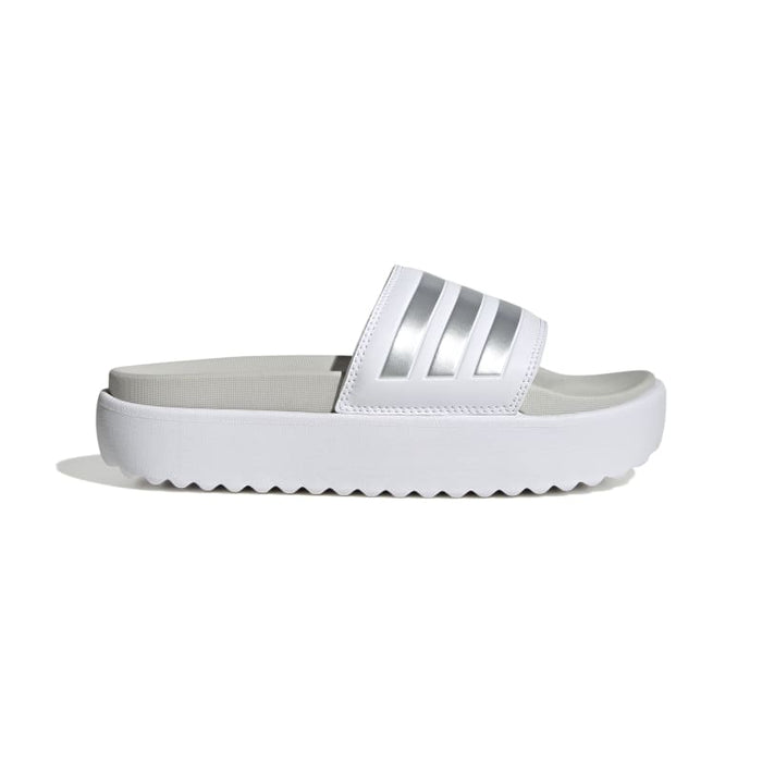 כפכפי  ADILETTE PLATFORM נשים - לבן