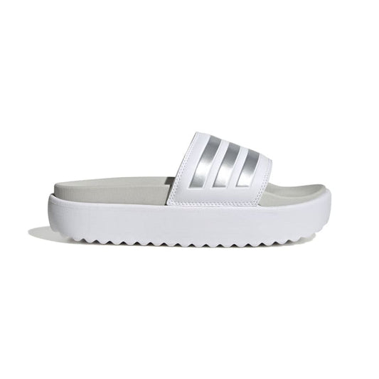 כפכפי  ADILETTE PLATFORM נשים - לבן