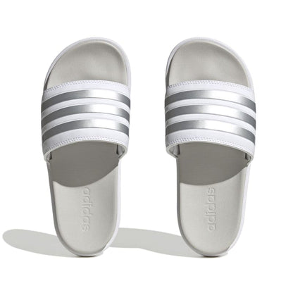 כפכפי  ADILETTE PLATFORM נשים - לבן