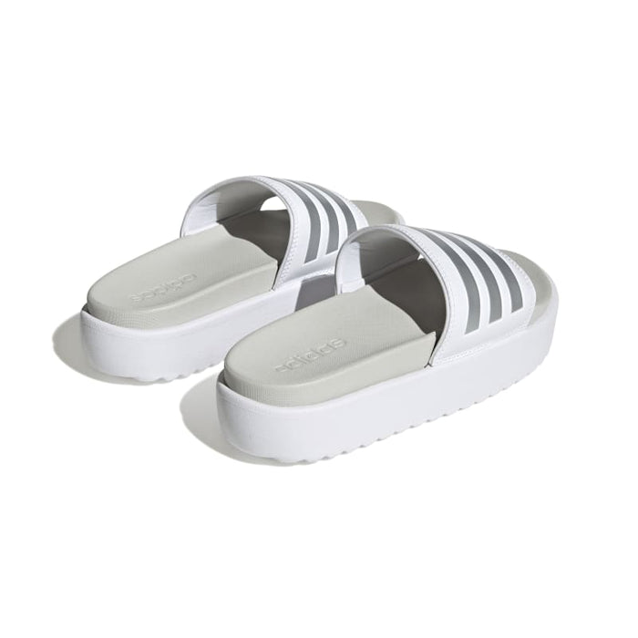 כפכפי  ADILETTE PLATFORM נשים - לבן