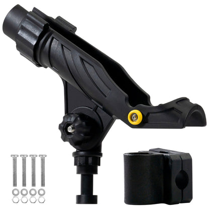 Kayak Rod Holder with Rail Mount, X-Large, Black - FO4734 - Five Oceans