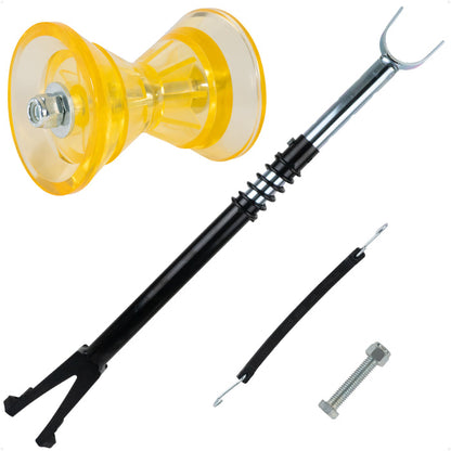 Adjustable Transom Saver & 3" Trailer Bow Roller Kit - FO3465-2457-KIT - Five Oceans
