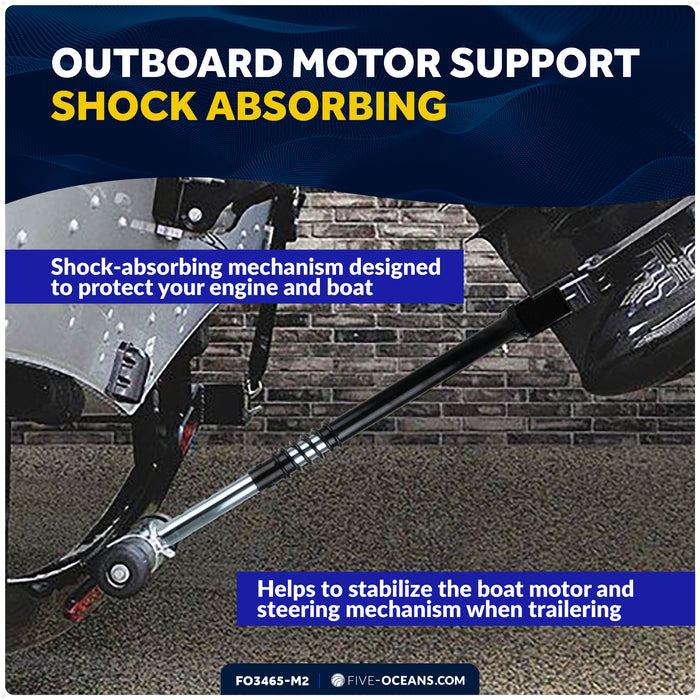 Adjustable Transom Saver for Outboards Up to 200 HP, 2-Pack - FO3465-M2 - Five Oceans