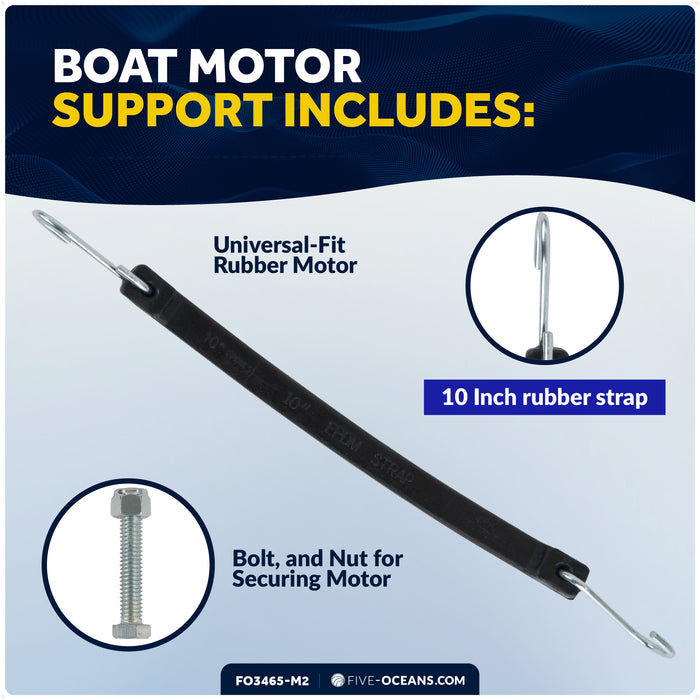 Adjustable Transom Saver for Outboards Up to 200 HP, 2-Pack - FO3465-M2 - Five Oceans