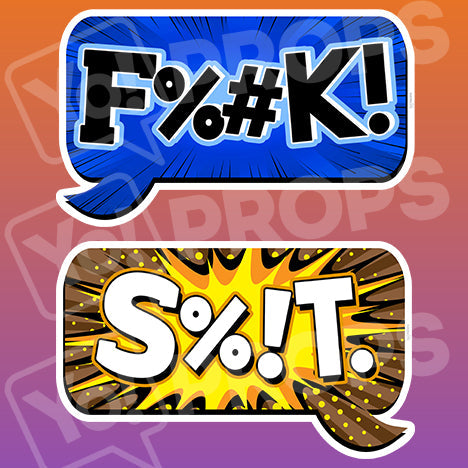 Adult 2.0 Prop – F%#K! / S%HT