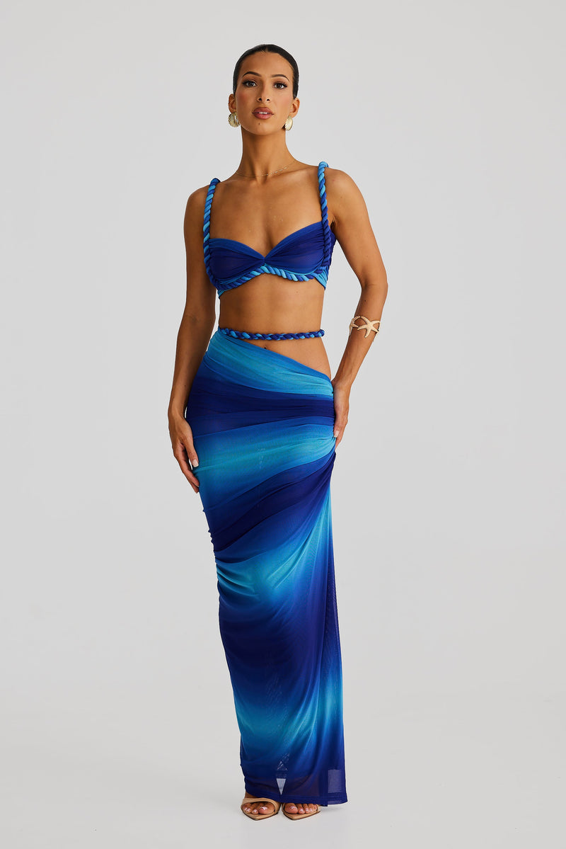 Ahria Top - Blue Ombre - SHOPJAUS - JAUS