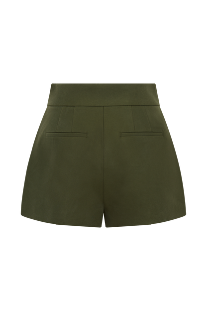 Alden High Waisted Short - Olive