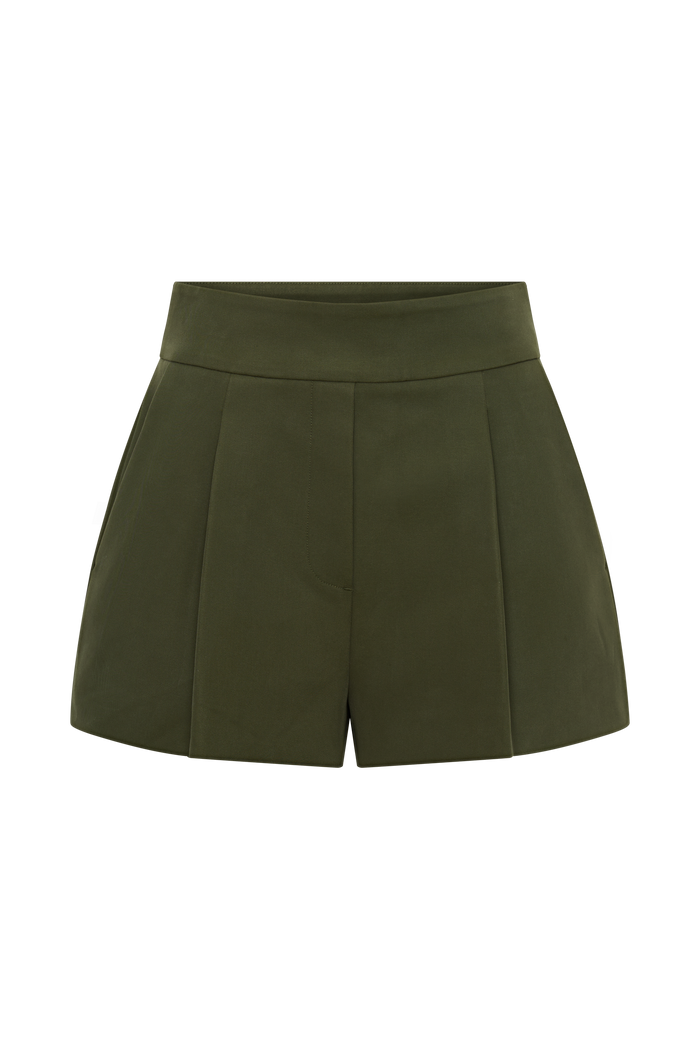 Alden High Waisted Short - Olive