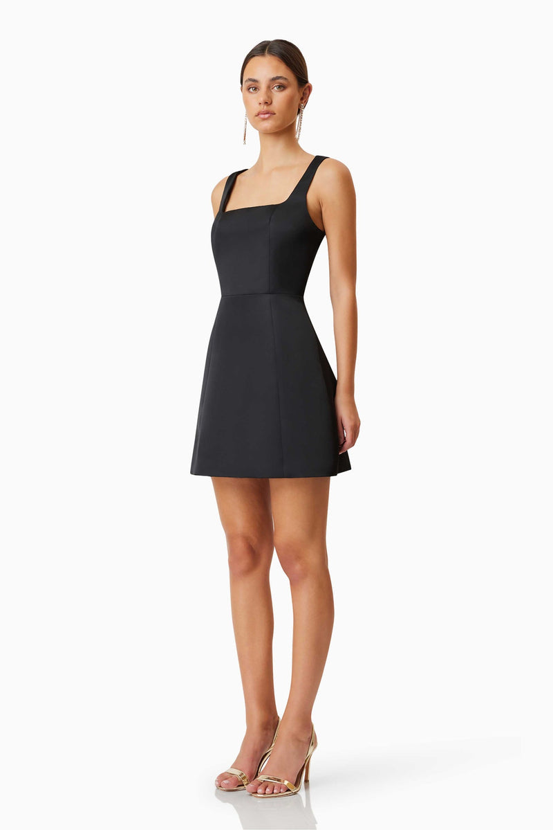 Amelie Mini Dress - Black - SHOPJAUS - JAUS