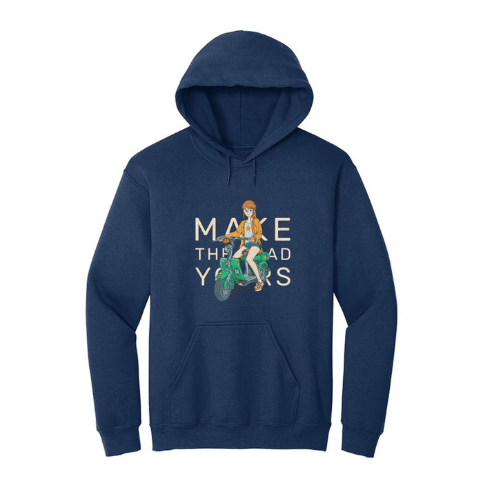 Anime Girl On Bike Hoodie