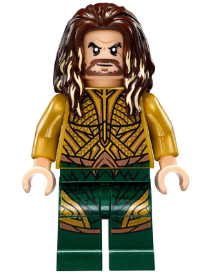 Aquaman - Dark Brown Long Hair
