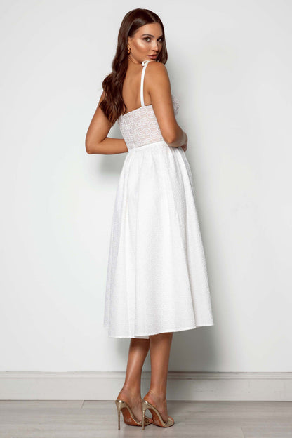 Ariana Dress - White - SHOPJAUS - JAUS