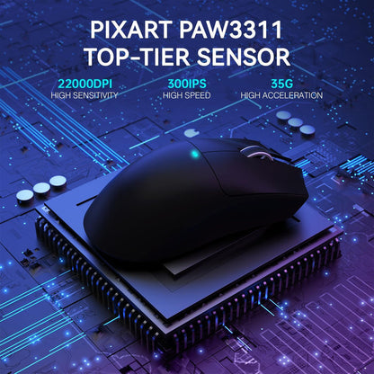 ATTACK SHARK X11 Tri-Mode Wired/Wireless Gaming Mouse
