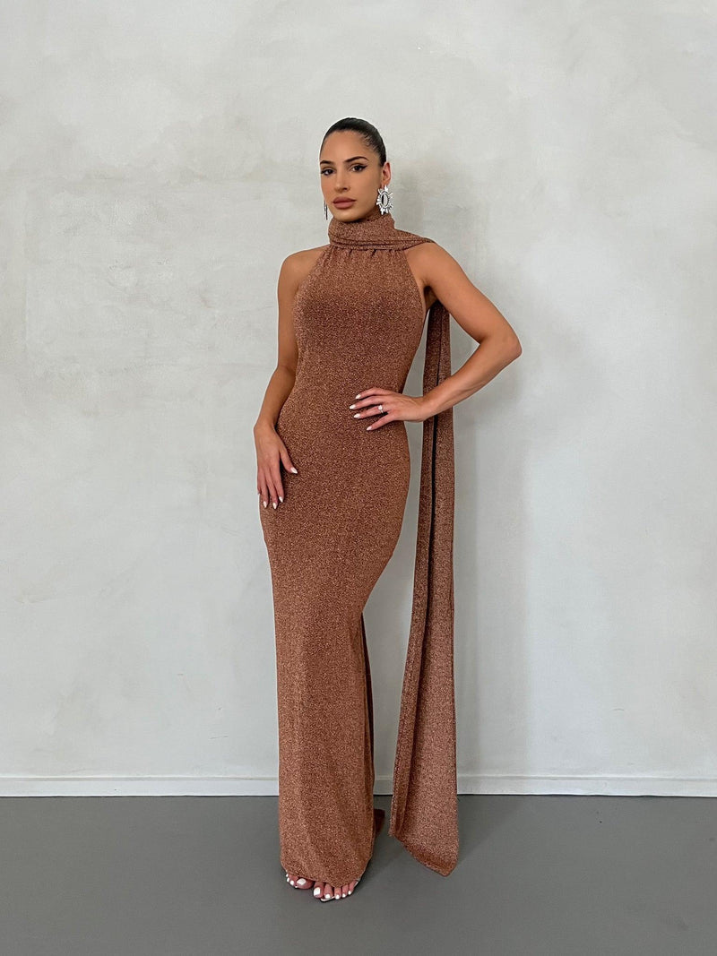 Aurora Gown - Bronze Gold - JAUS