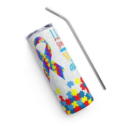 Autism Awareness Stainless steel tumbler