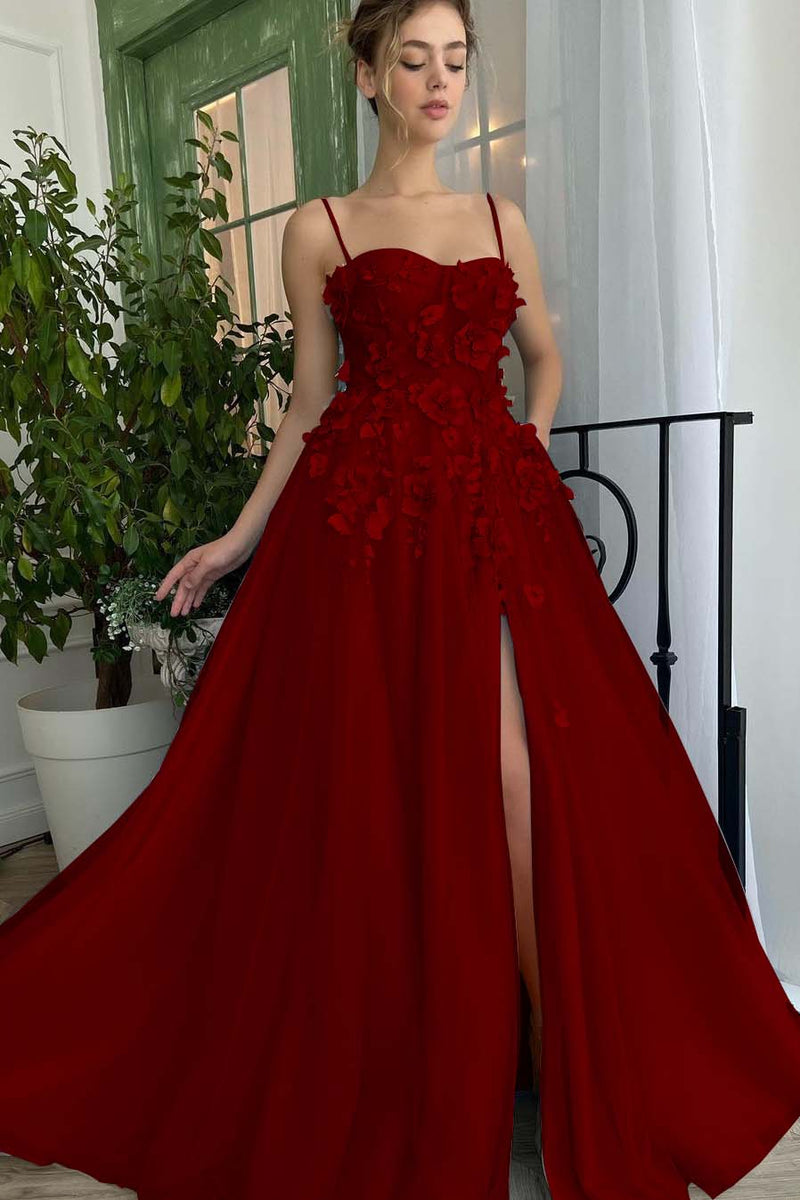Baby Bluetti Strap Sweetheart Prom Dress with Applique