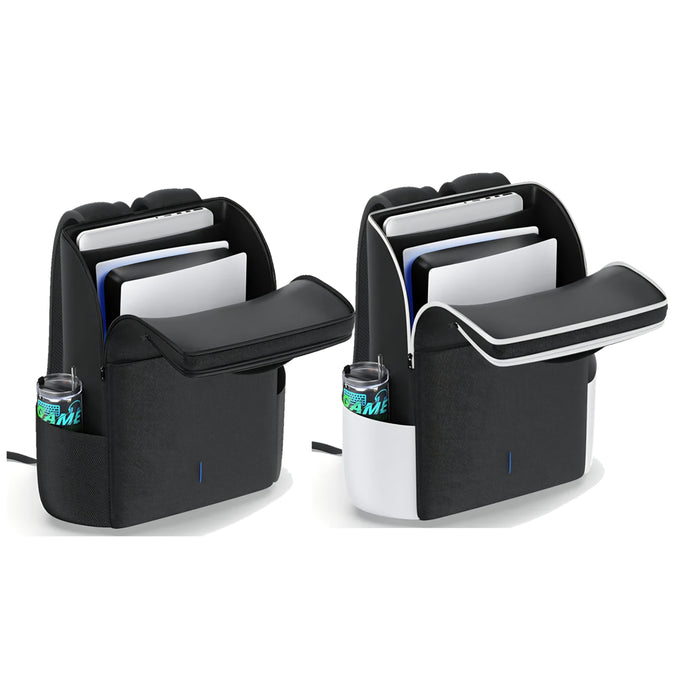 Backpack,Travel Bag with Full Protection & Large Capacity Storag For All PS5 Models Fat, Slim & Pto