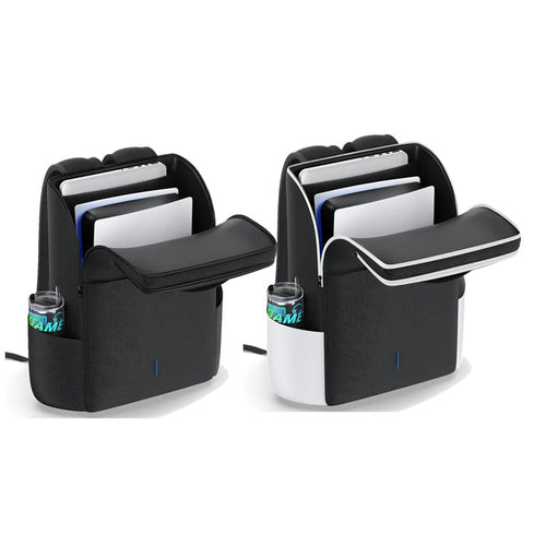 Backpack,Travel Bag with Full Protection & Large Capacity Storag For All PS5 Models Fat, Slim & Pto