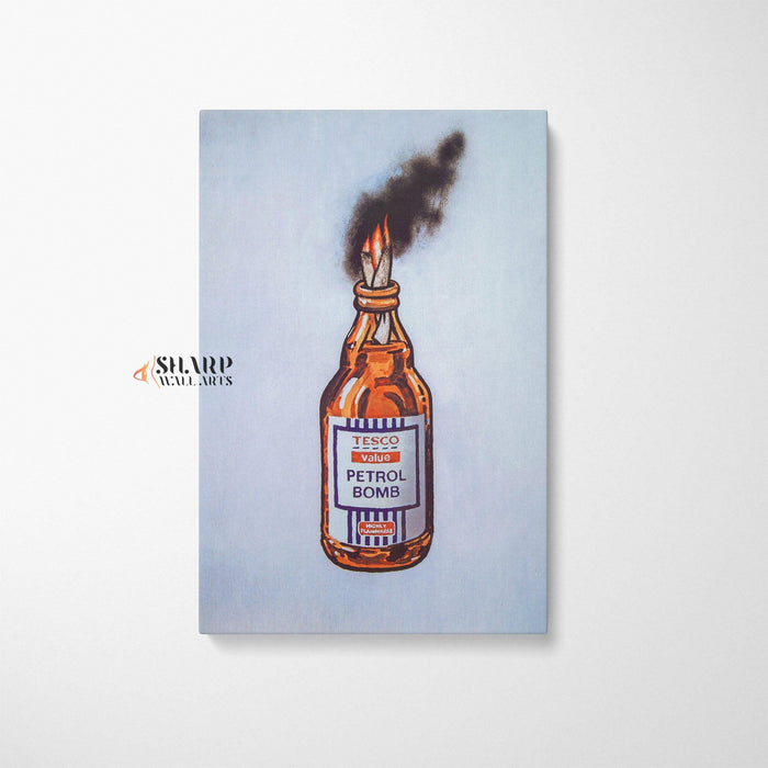Banksy - Tesco Value Petrol Bomb - SharpWallArts