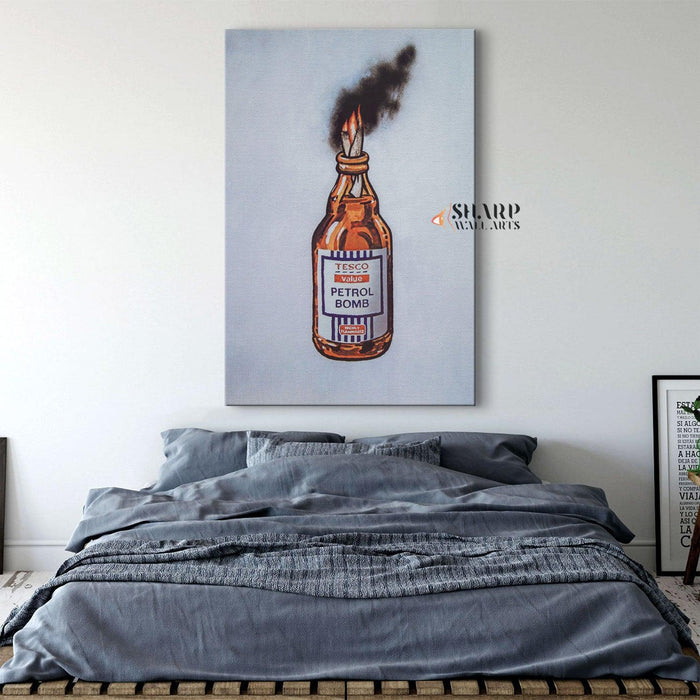Banksy - Tesco Value Petrol Bomb - SharpWallArts