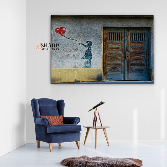 Banksy - There is Always Hope Wall Art Canvas - SharpWallArts