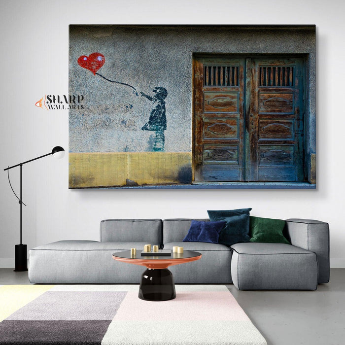 Banksy - There is Always Hope Wall Art Canvas - SharpWallArts