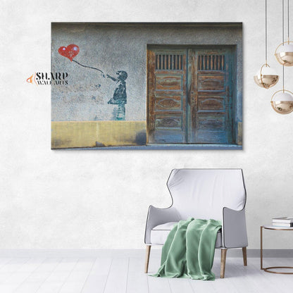 Banksy - There is Always Hope Wall Art Canvas - SharpWallArts