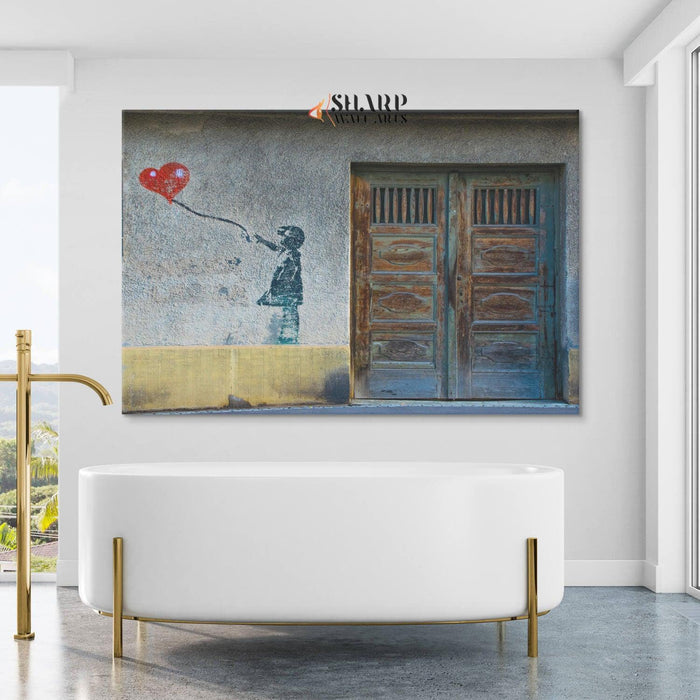 Banksy - There is Always Hope Wall Art Canvas - SharpWallArts