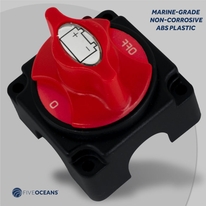 Battery Disconnect Switch On-Off, 250 Amp, 12-24 Volts - FO3510 - Five Oceans