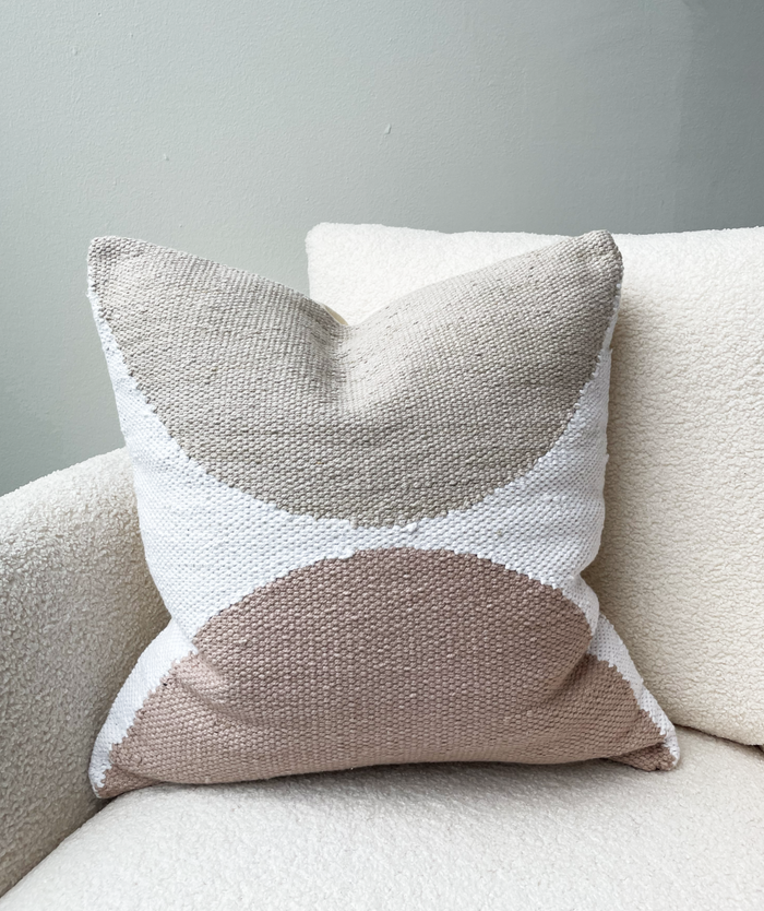 Beige Pink Pillow