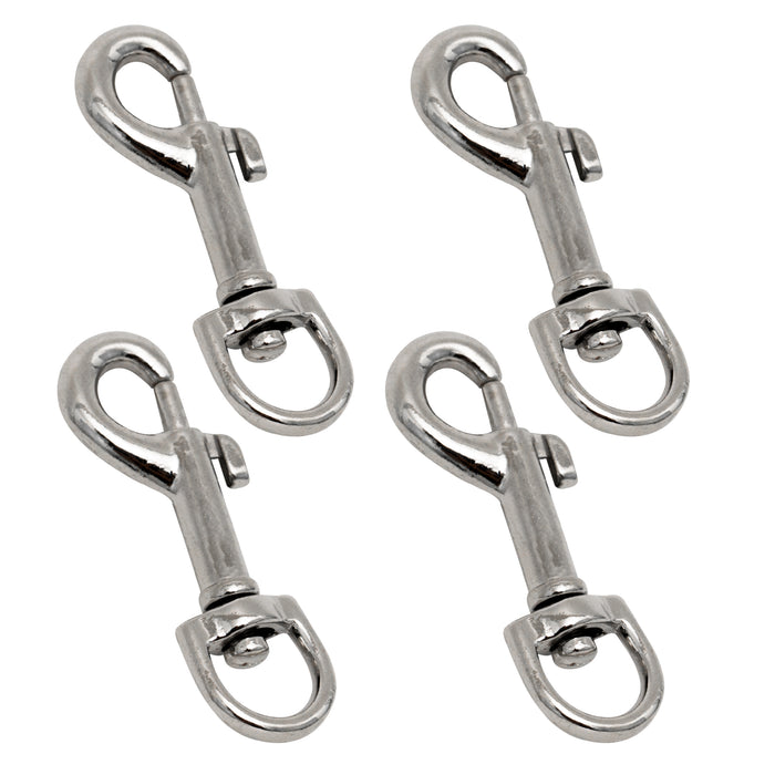 Bimini Top Swivel-Eye Bolt Snap, Zinc Alloy, 4-Pack