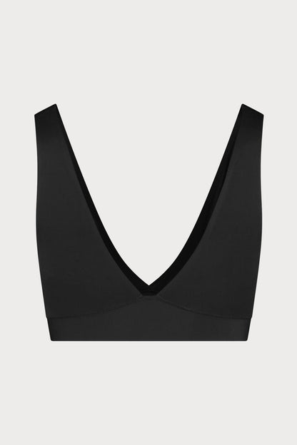 Black Deep Plunge Bra