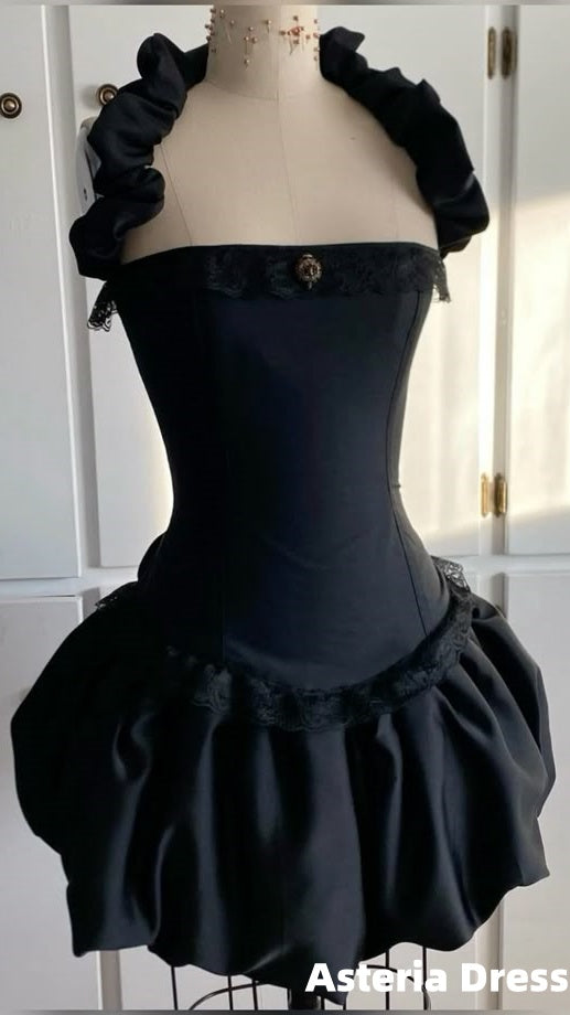 Black Homecoming Dresses Bodycon Hoco Dress