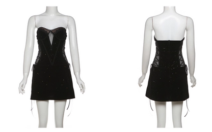 Black Tight Homecoming Dresses Short Sexy New Year's Eve Dresses