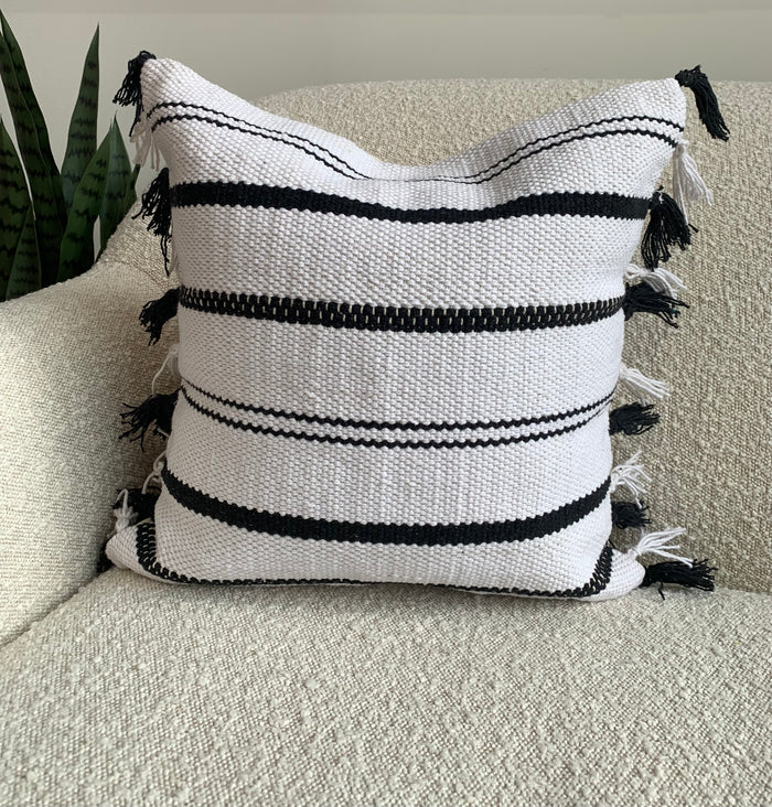 Black White Stripe Pillow Case