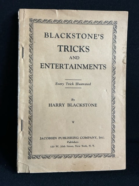 Blackstone's Tricks and Amusements - Harry Blackstone
