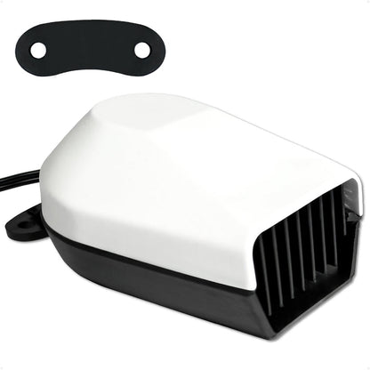 Boat Horn, 120 dB, White ABS Cover, 12V - FO4962 - Five Oceans