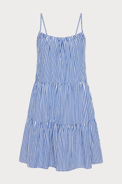 Boathouse Cotton Tie Back Short Sundress, Size M (UK 12)