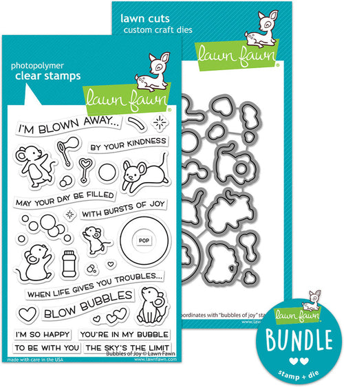 bubbles of joy (stamp+die bundle)