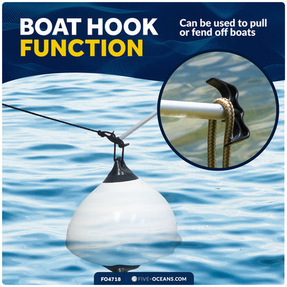 Built-In Bilge Pump Telescoping Paddle & Hook 51"- 66"
