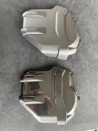 CARBON PANIGALE V4/V4S/R /SFV4 RIGHT & LEFT CYLINDER COVER KIT BY FULLSIX MD-V418-C76 ( MD-V418-M76)