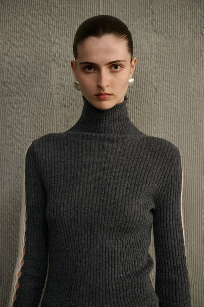Cashmere turtleneck sweater