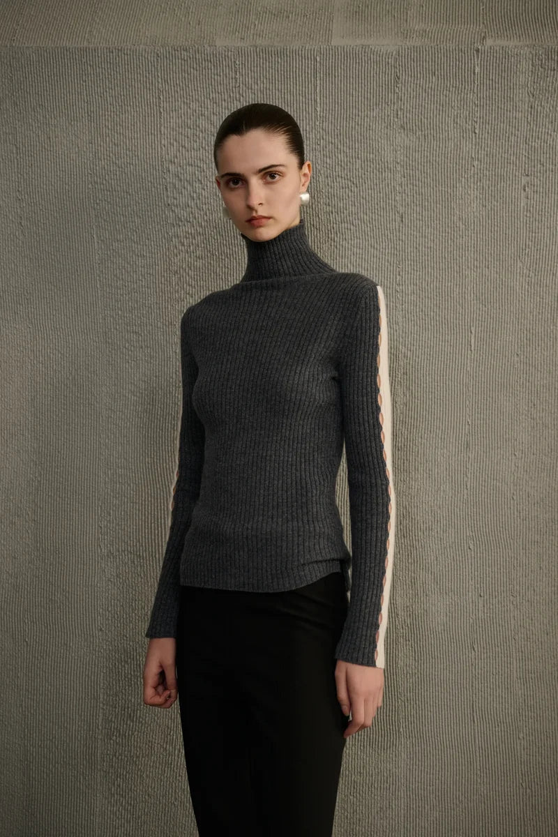 Cashmere turtleneck sweater