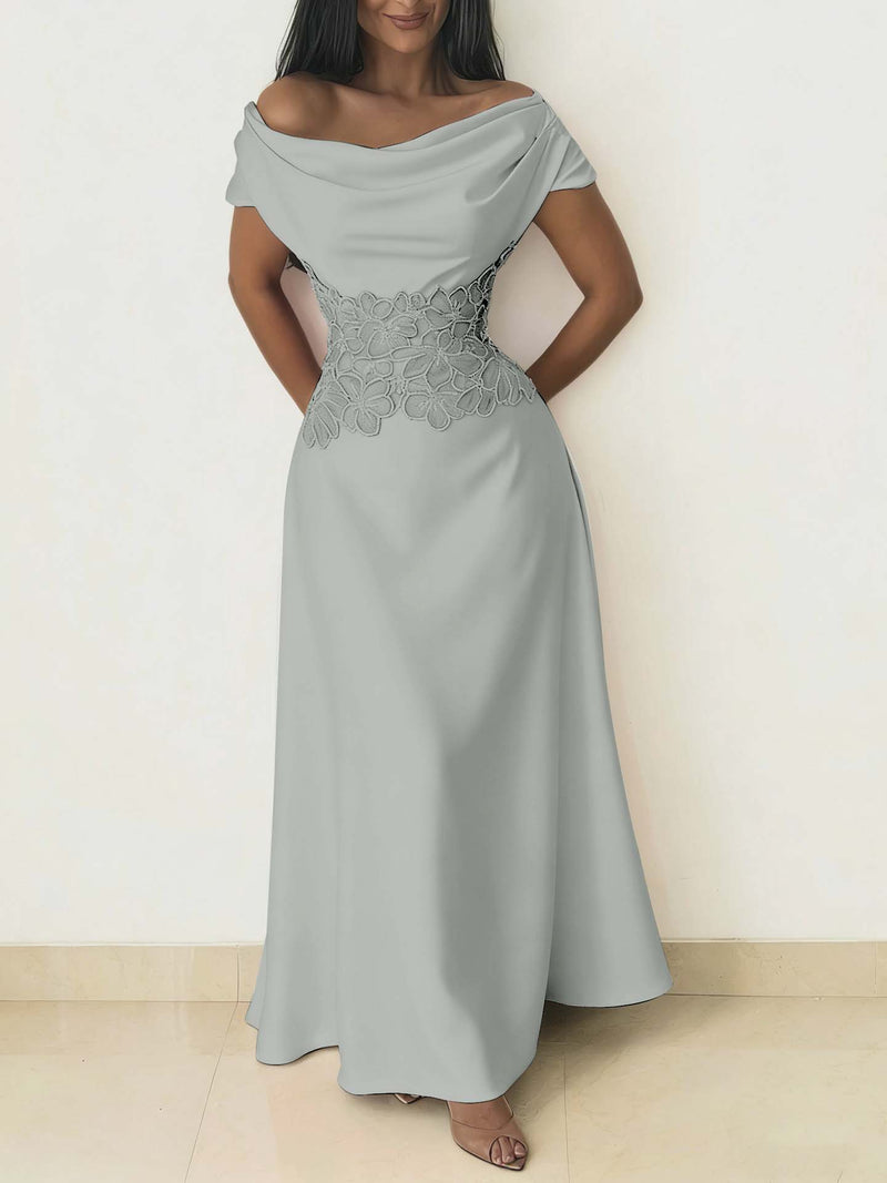 Charming Burgundy Off-the-Shoulder Prom Dress Sleeveless with Beading