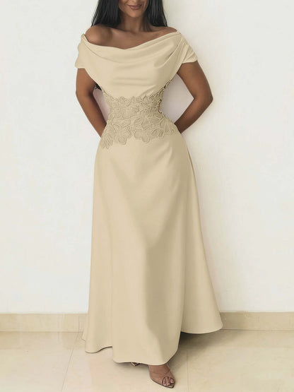 Charming Burgundy Off-the-Shoulder Prom Dress Sleeveless with Beading