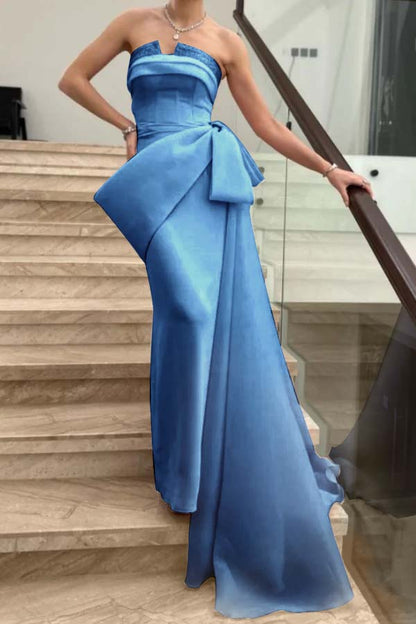 Charming Pink Strapless Prom Dress Sleeveless Pleated with Beaded