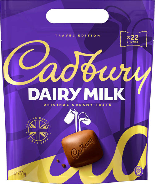 Chocolates Cadbury Dairy Milk Bolsa - 250g