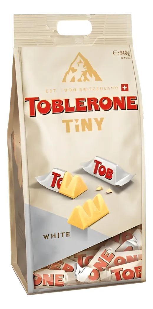 Chocolates Toblerone Blanco Tiny Bolsa - 200g